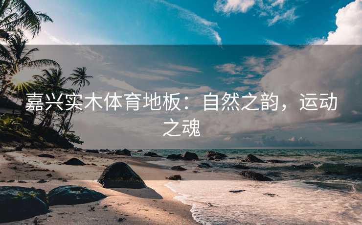 嘉兴实木体育地板：自然之韵，运动之魂