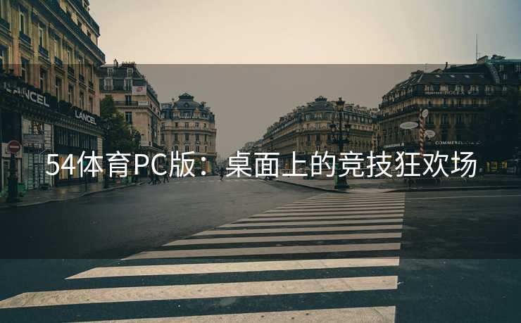 54体育PC版：桌面上的竞技狂欢场
