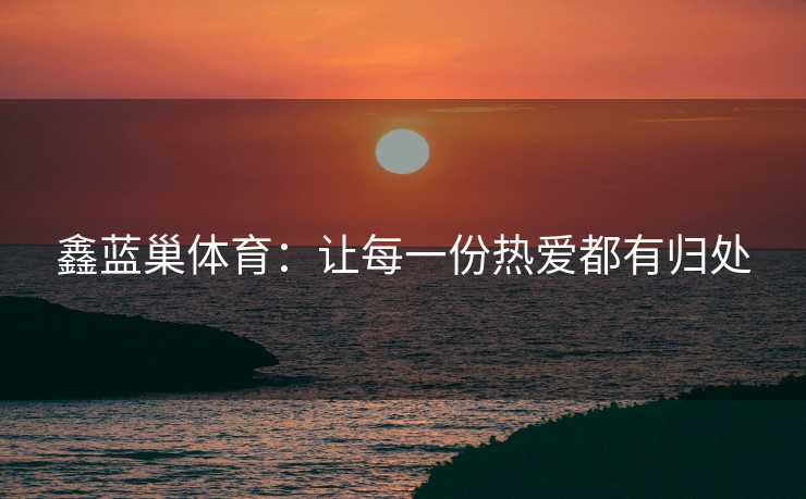 鑫蓝巢体育：让每一份热爱都有归处